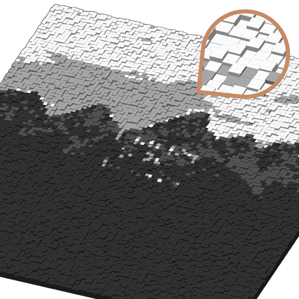 Ye 3D Pixel Album Art