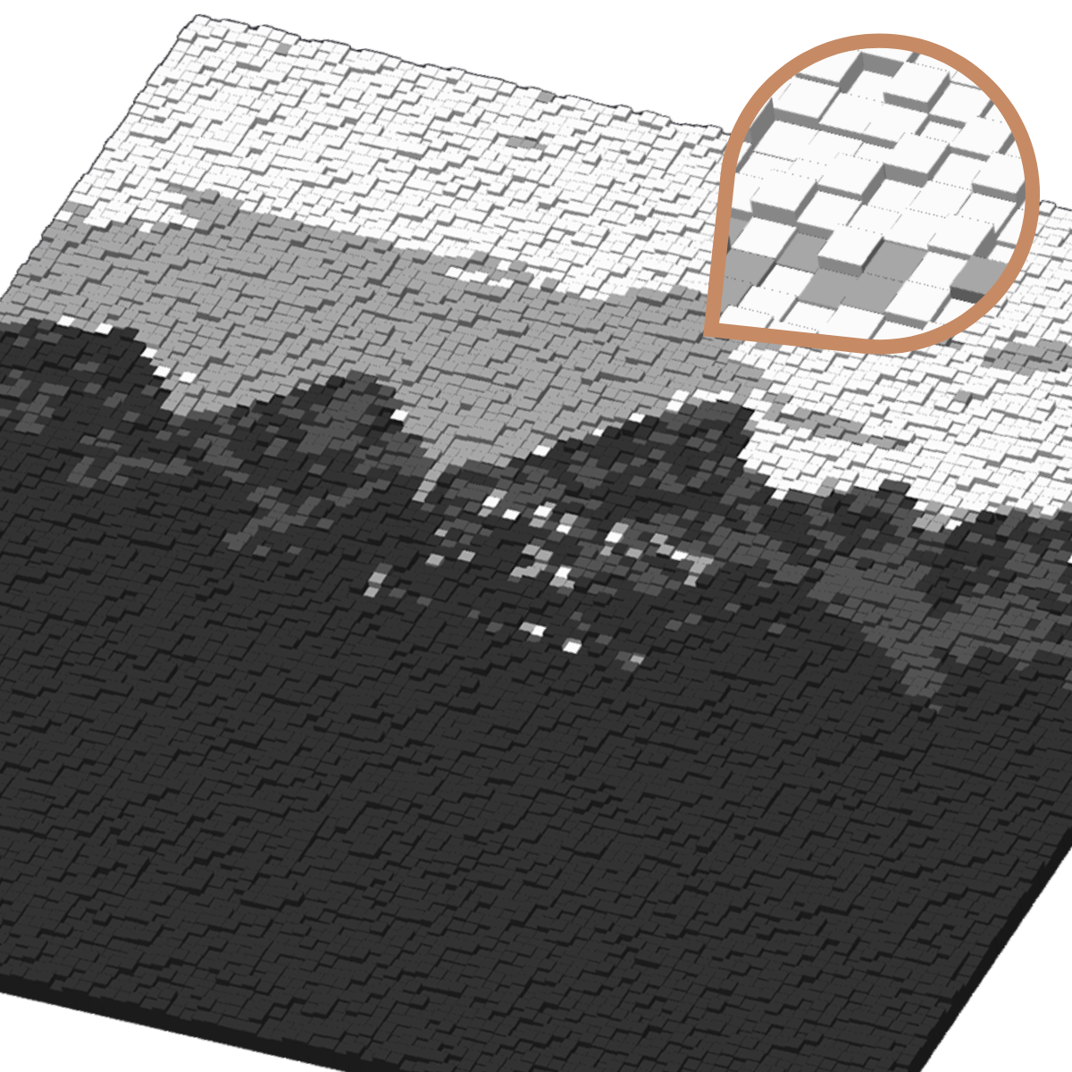 Ye 3D Pixel Album Art