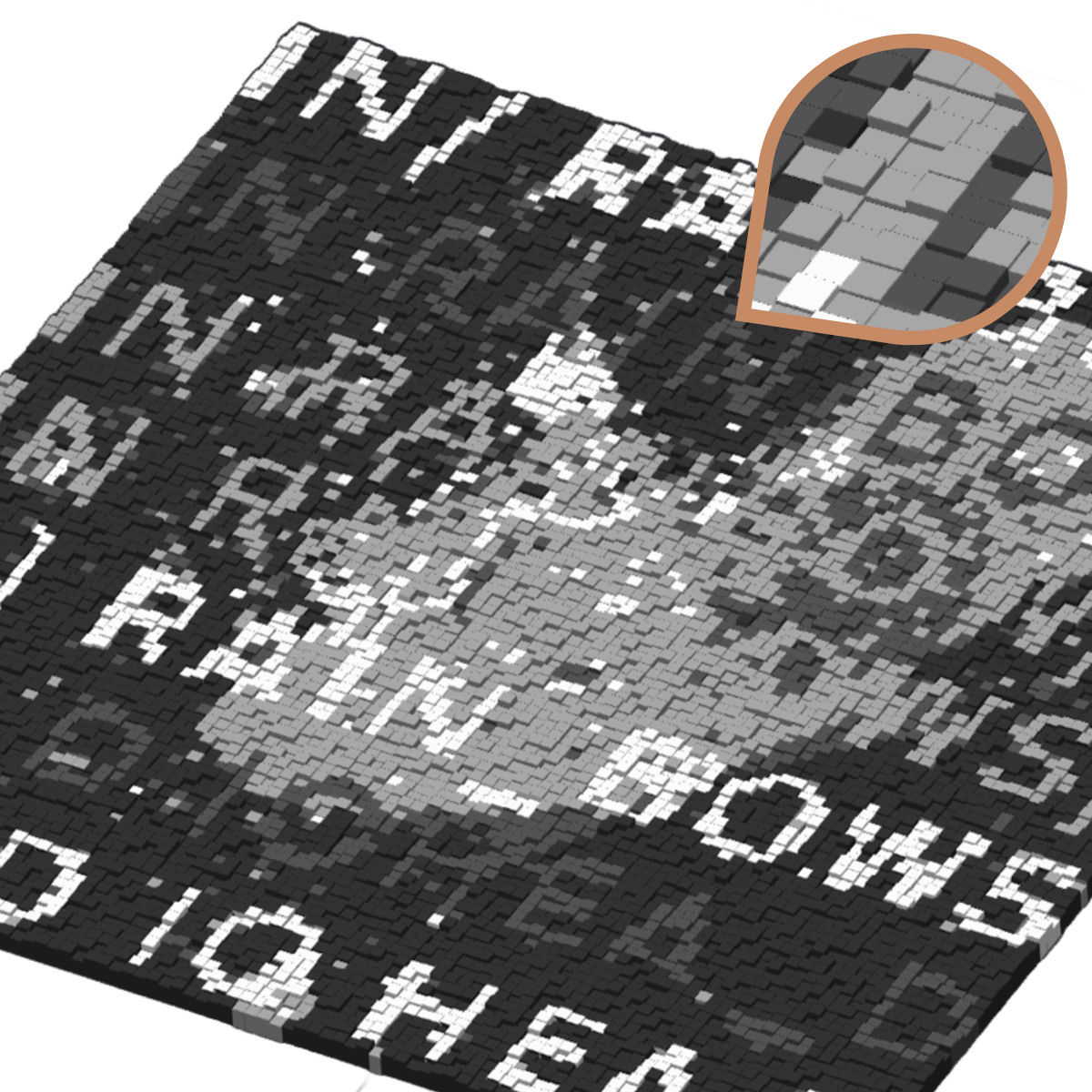 Weird Fishies 3D Pixel Album Art