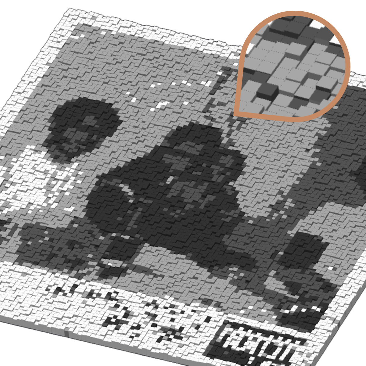 Money Trees 3D Pixel Album Art