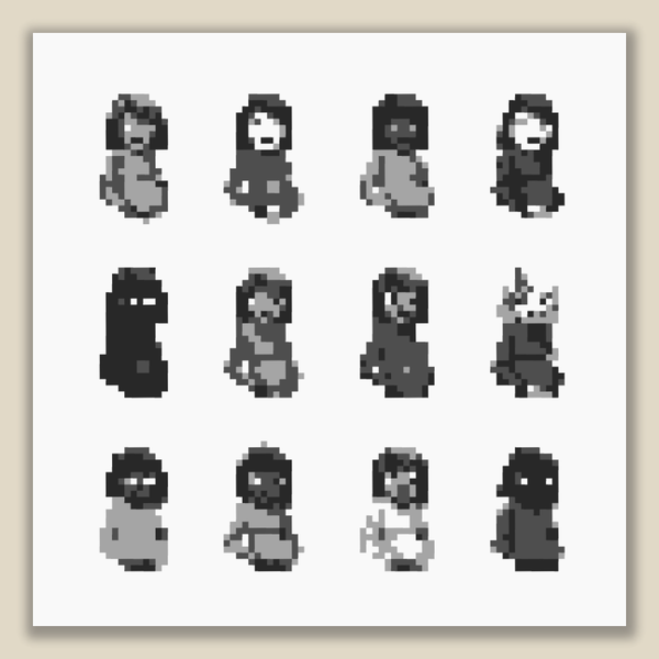 Champagne Poetry 3D Pixel Album Art