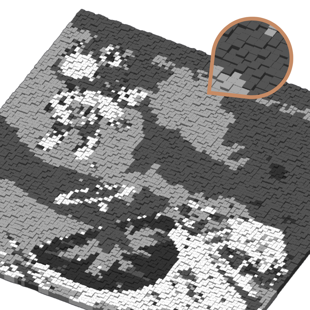 I Wonder 3D Pixel Album Art