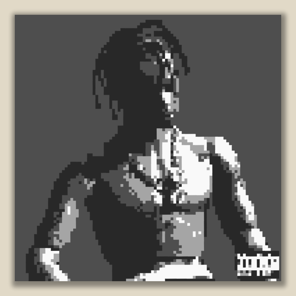 90210 3D Pixel Album Art