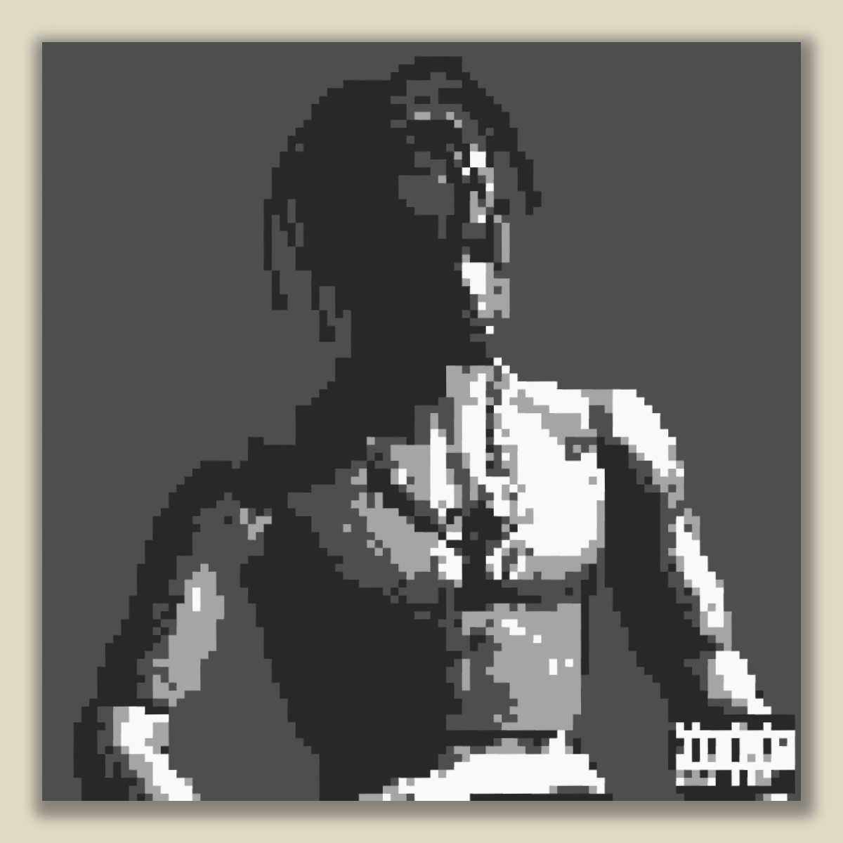 90210 3D Pixel Album Art