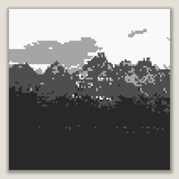 Ye 3D Pixel Album Art