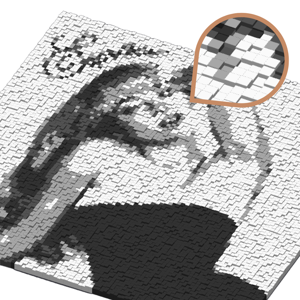 Espresso 3D Pixel Album Art