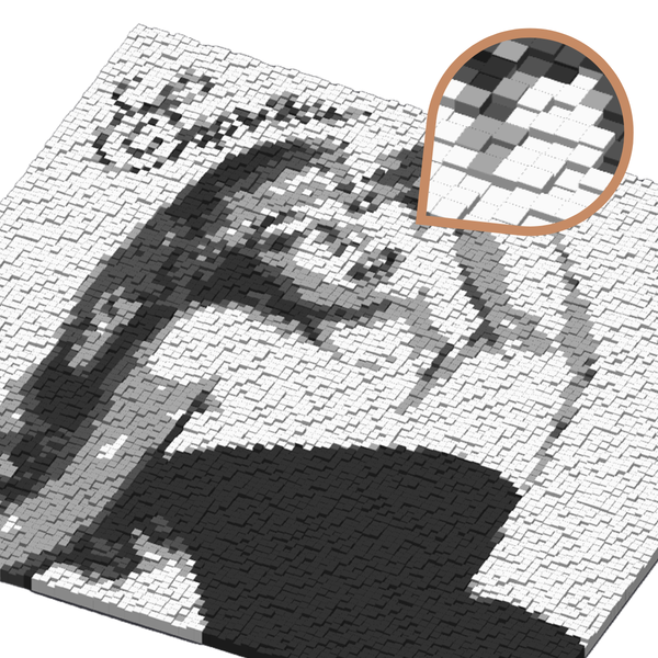 Espresso 3D Pixel Album Art