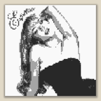 Espresso 3D Pixel Album Art