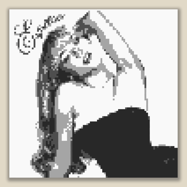 Espresso 3D Pixel Album Art