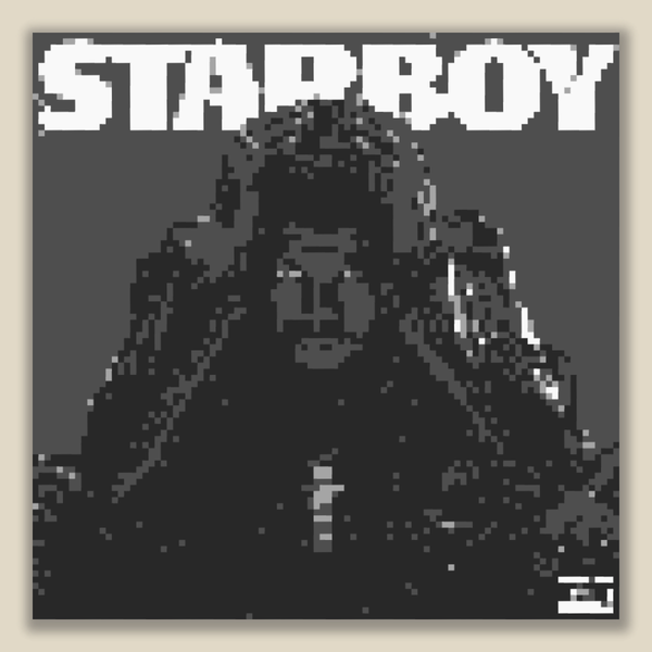 Starboy 3D Pixel Album Art
