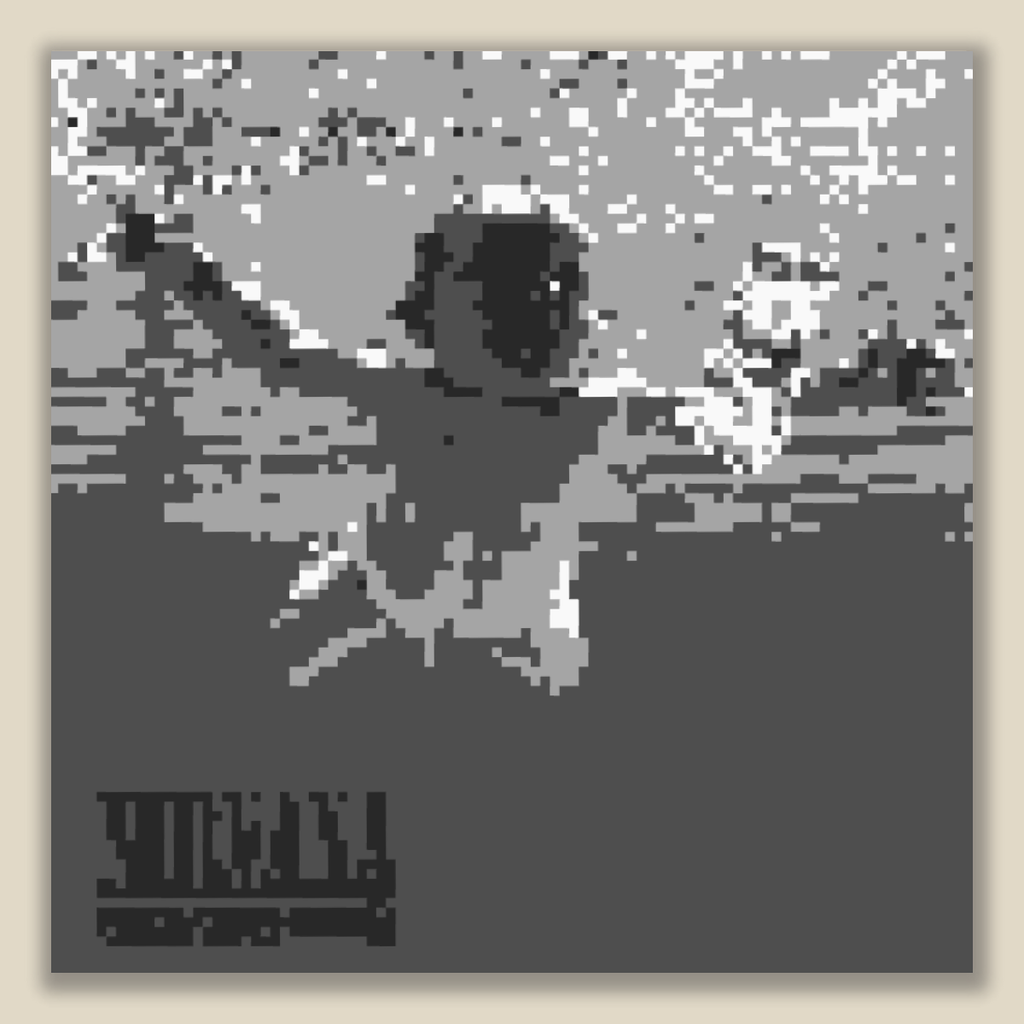 Nevermind 3D Pixel Album Art