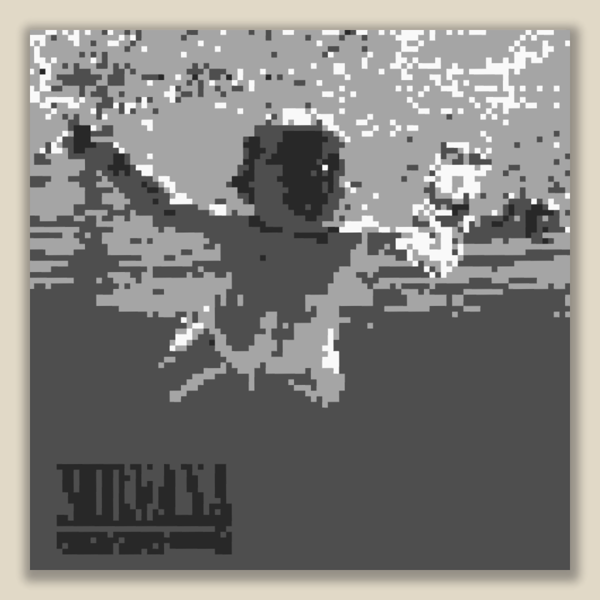 Nevermind 3D Pixel Album Art
