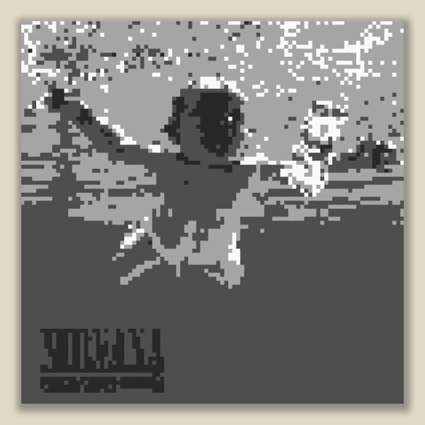 Nevermind 3D Pixel Album Art
