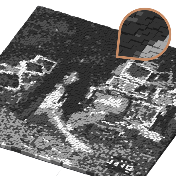 Broken Clocks 3D Pixel Album Art