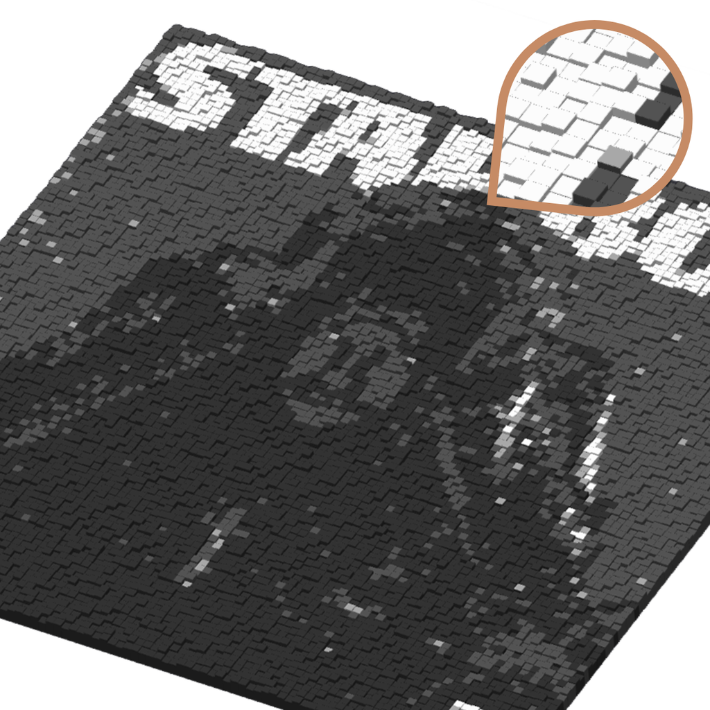 Starboy 3D Pixel Album Art