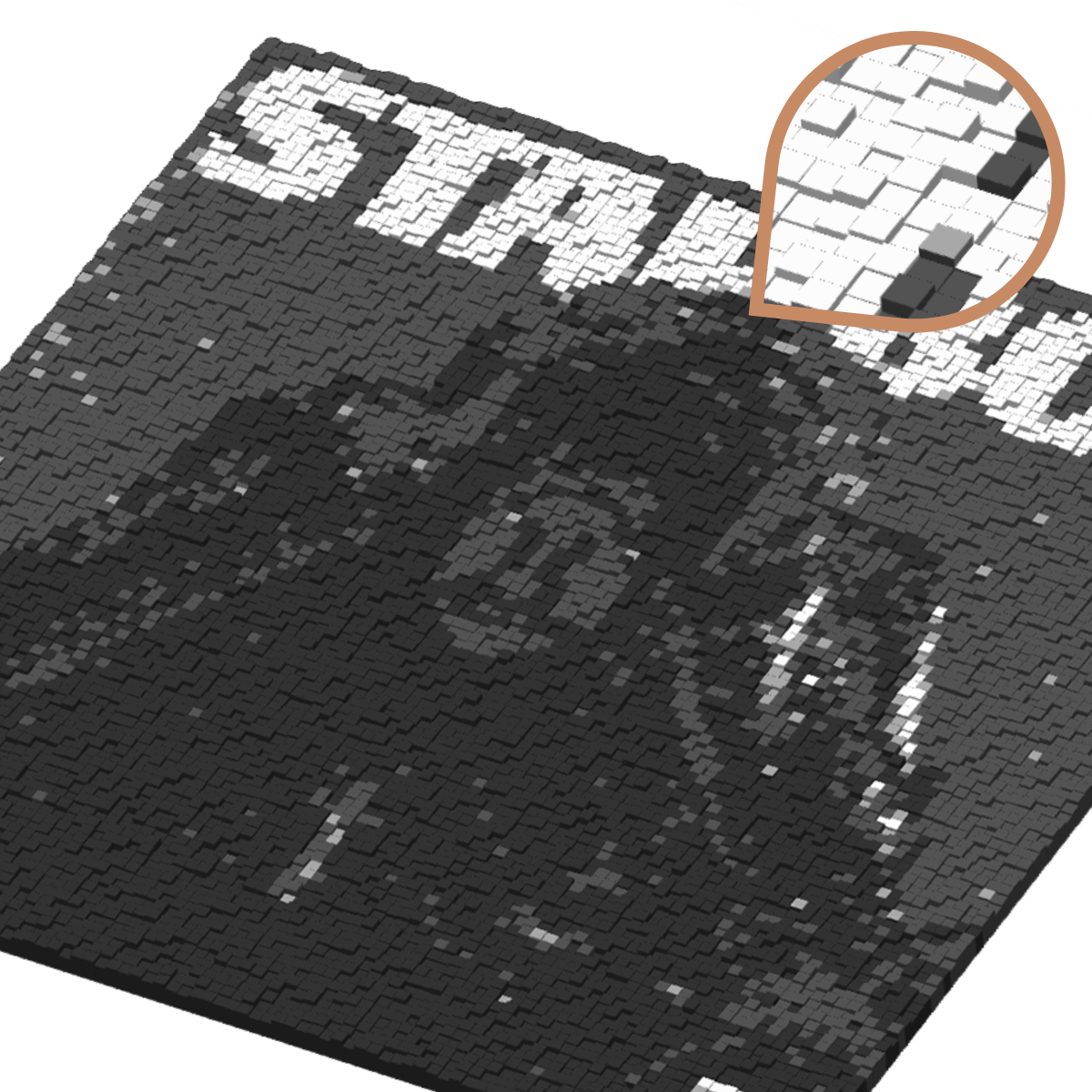 Starboy 3D Pixel Album Art