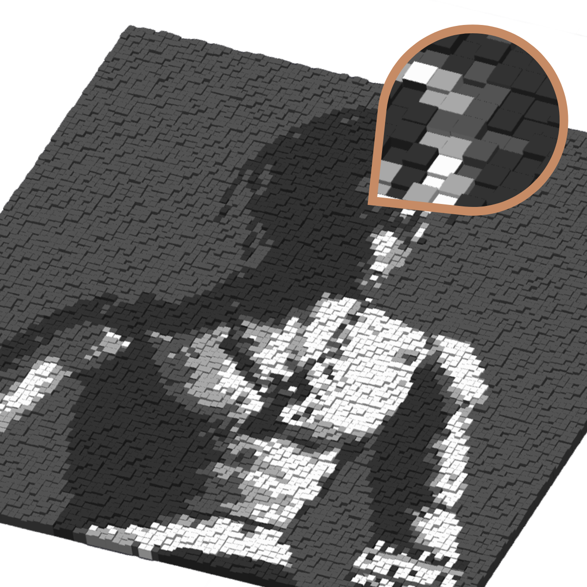 90210 3D Pixel Album Art