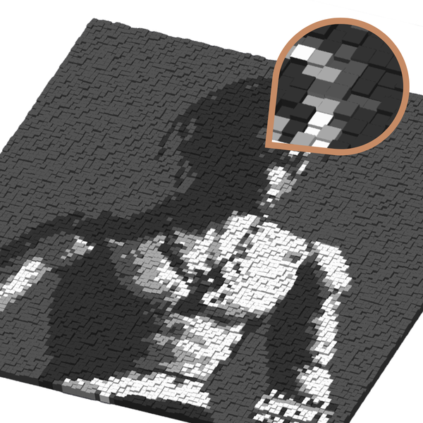 90210 3D Pixel Album Art