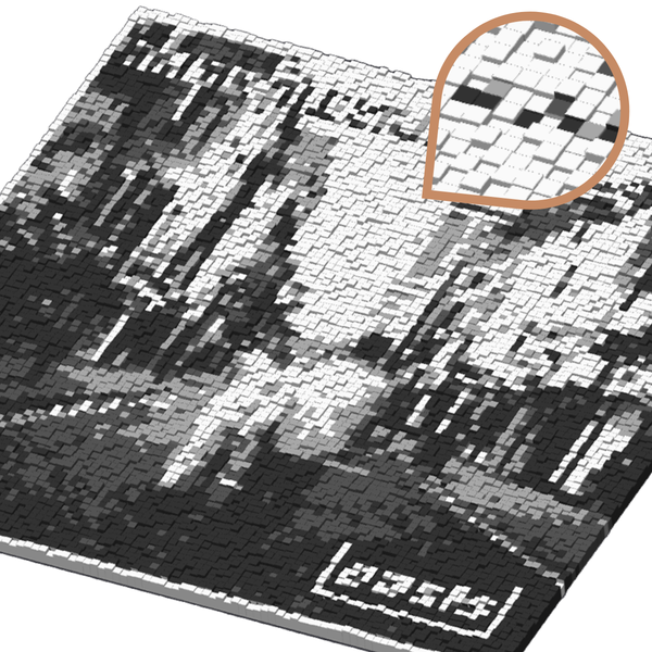 She's Electric 3D Pixel Album Art