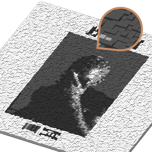 Self Control 3D Pixel Album Art